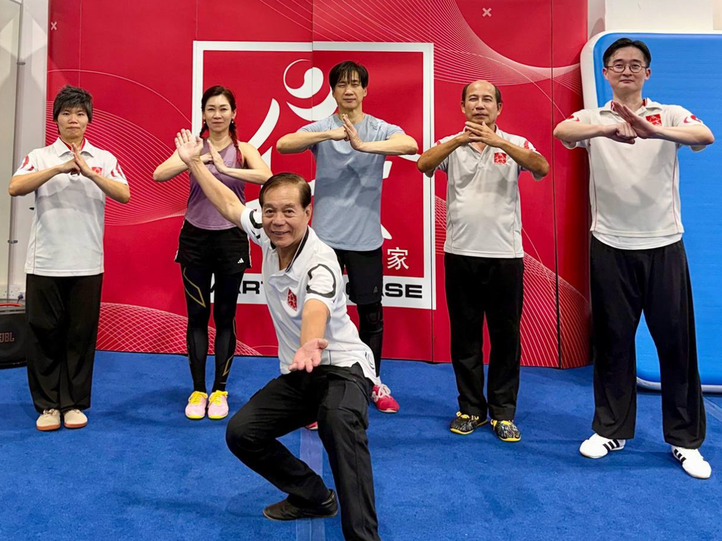 Participants practising Lifestyle Taiji at Martial House