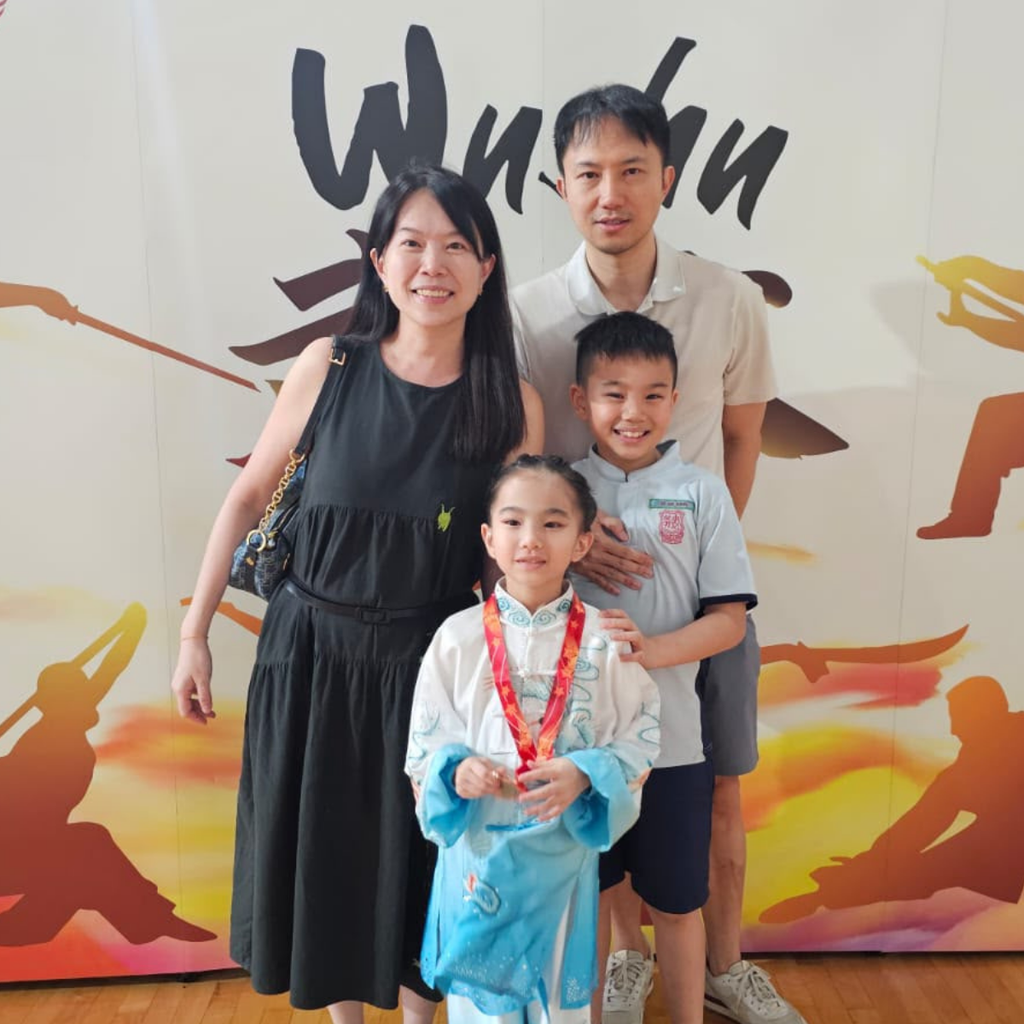 An Wen and An Hang at National School Games 