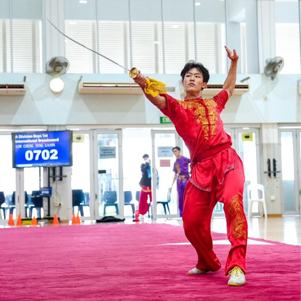 Eason Low performing Daoshu