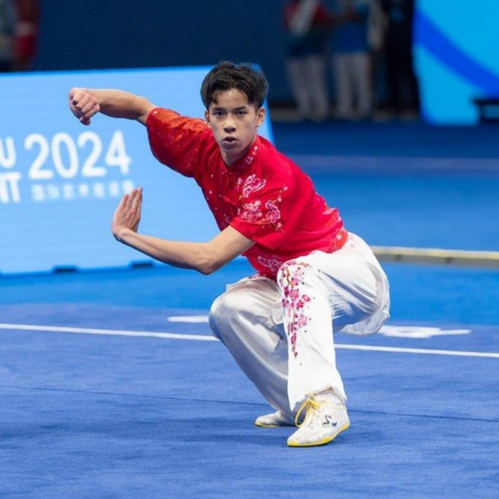 Koh Le Bon representing Singapore in international competition