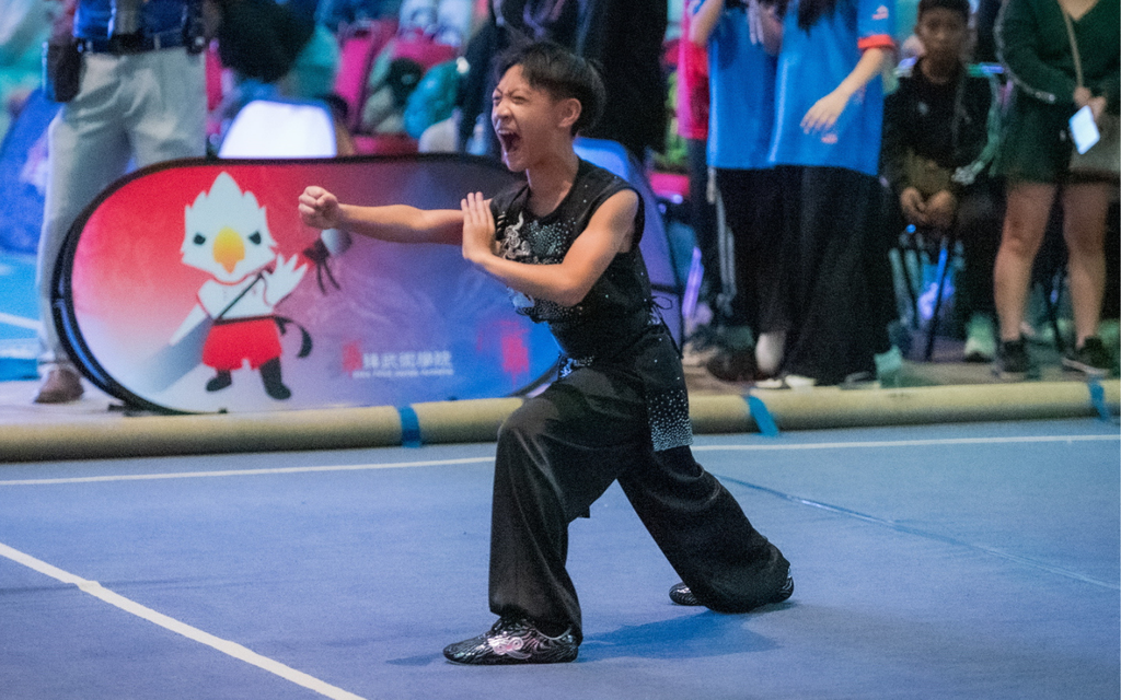 Darren Tan performing Wushu