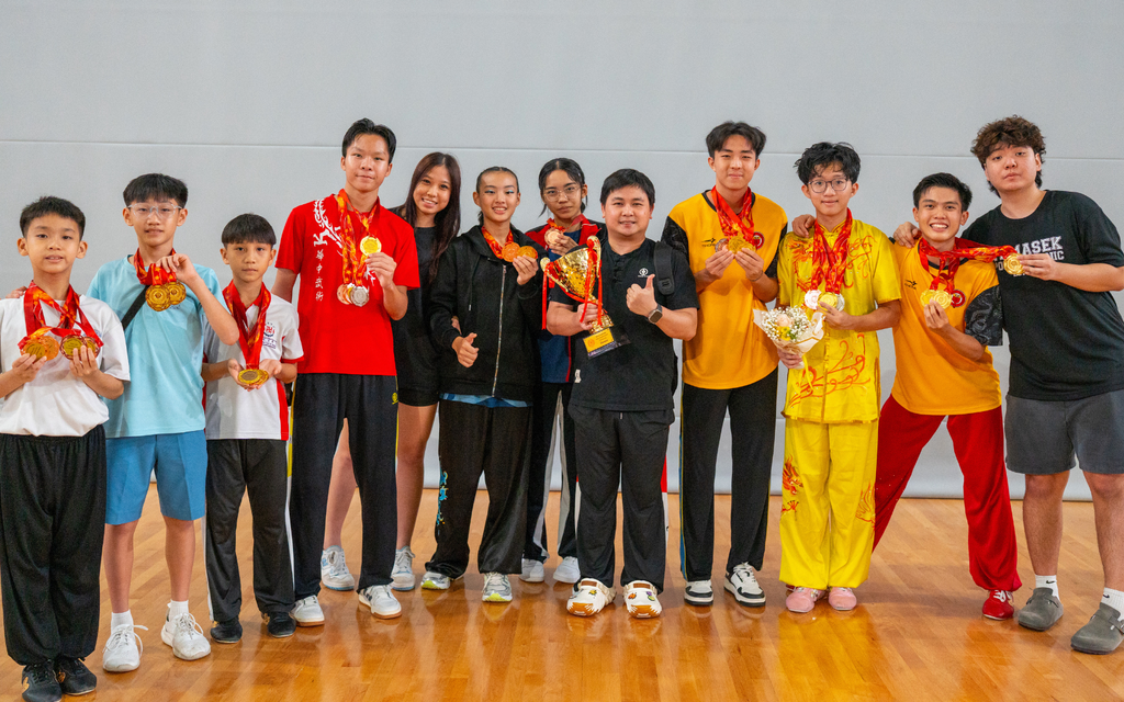 Darren with his Martial House Nanquan teammates