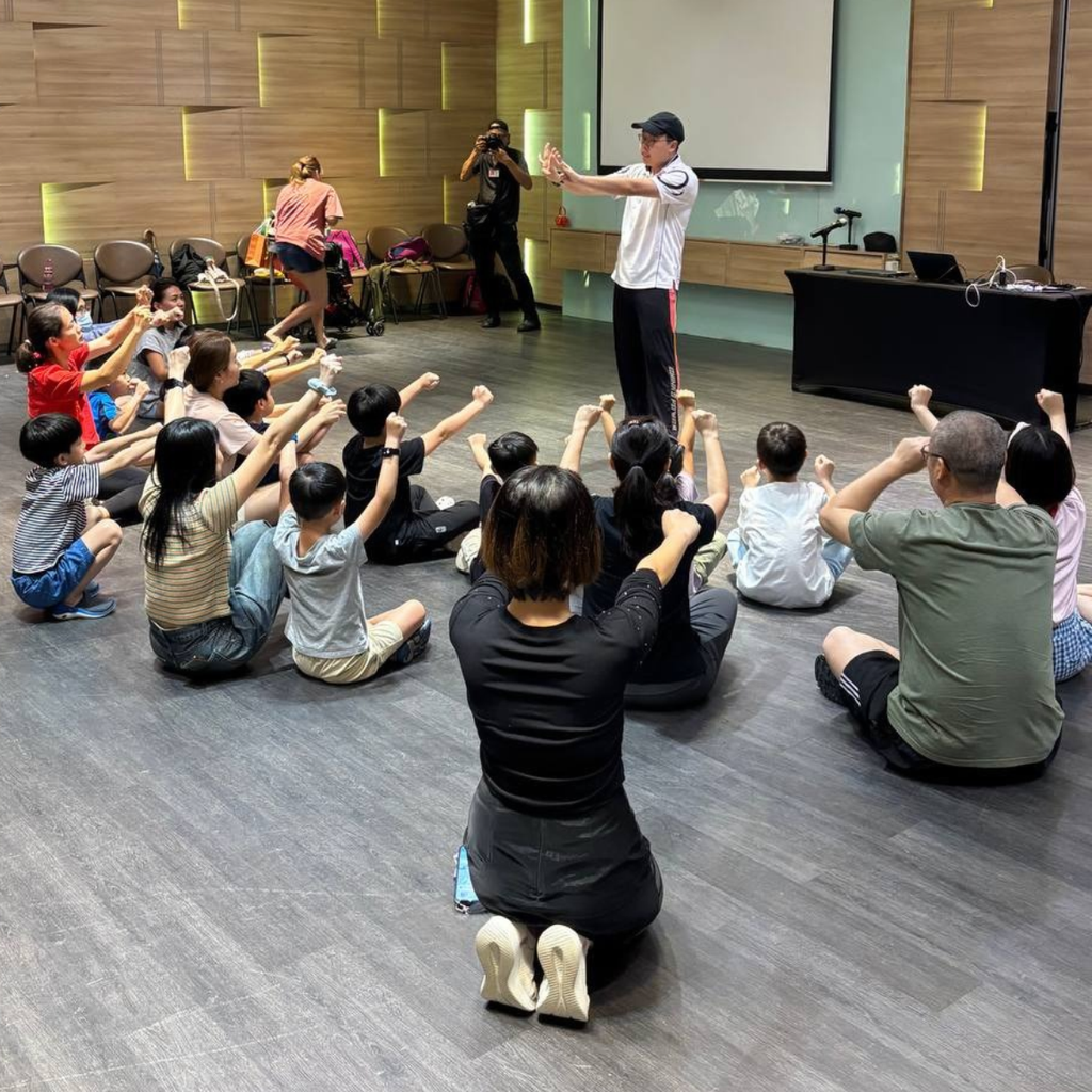 Wushu workshop by Martial House at the Asian Civilisation Museum